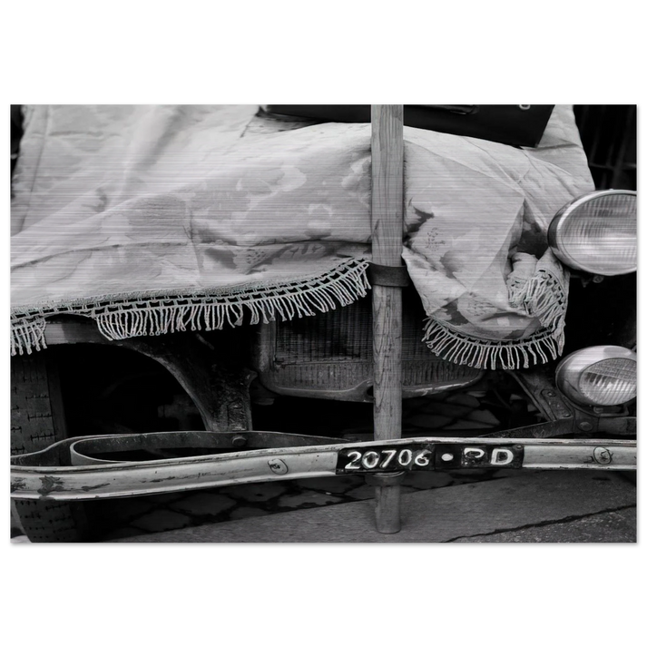 ROME FLEA MARKET V 1952 - Robert Rauschenberg Brushed Aluminum Print - 70x100 cm / 28x40 inches | Robert Rauschenberg Aluminum Print | Robert Rauschenberg Prints