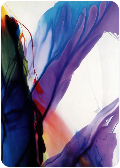 Phenomena Yonder Near By Paul Jenkins Pack of 10 Post Cards | Paul Jenkins Post Cards | A6 (10.5 x 14.8 cm) - 4.1 x 5.8 inches