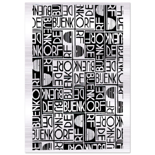 ESCHER (18) - MC Escher Brushed Aluminum Print - 70x100 cm / 28x40 inches | MC Escher Aluminum Print | MC Escher Prints