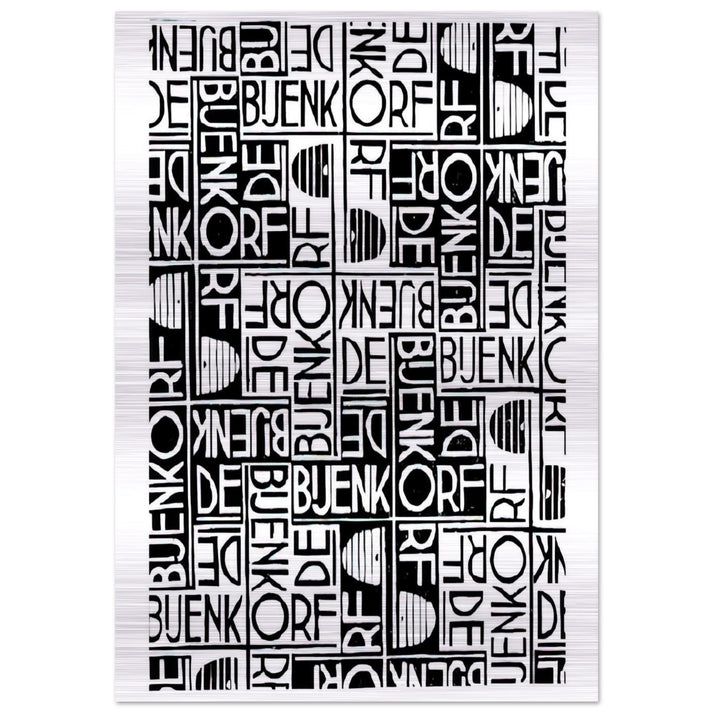 ESCHER (18) - MC Escher Brushed Aluminum Print - 70x100 cm / 28x40 inches | MC Escher Aluminum Print | MC Escher Prints