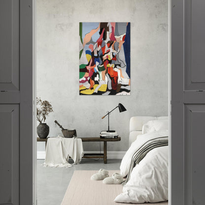 Composition - Abstract Expressionism - Robert Goodnough Brushed Aluminum Print - 70x100 cm / 28x40 inches | Robert Goodnough Aluminum Print | Robert Goodnough Prints