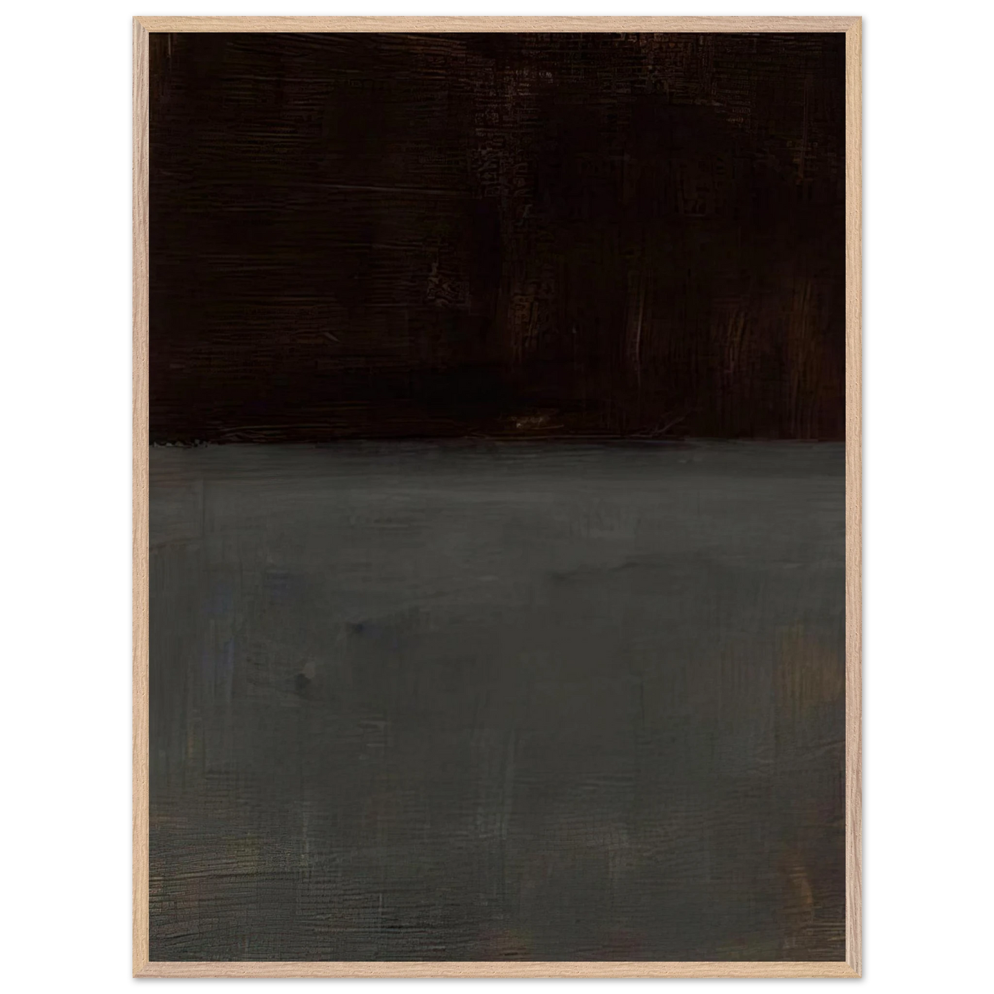 Mark Rothko - Untitled brown and gray - 1969 Wall Art - 60x80 cm / 24x32 inches - Fine Art Poster - -