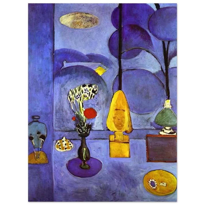 Henri Matisse - THE BLUE WINDOW 1911  75x100 cm / 30x40inches Fine Art Poster