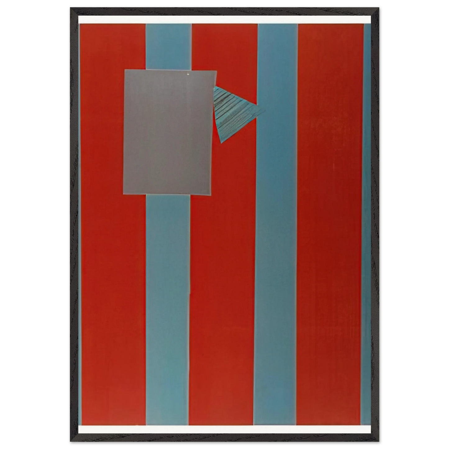 Castle Banner 5 - Sam Gilliam Framed Art Print – Black Wooden Frame - Default Title - -Framed Art Print