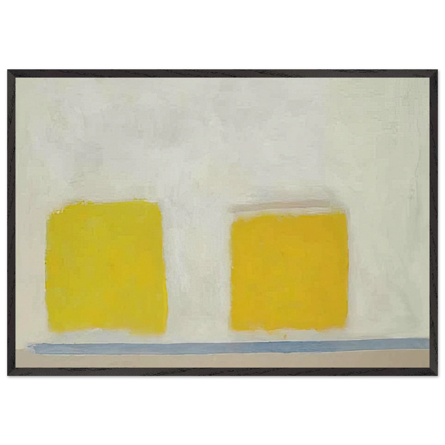 Twin Sun-Box - 1965 - Theodoros Stamos Framed Art Print – Black Wooden Frame - Default Title - -Framed Art Print