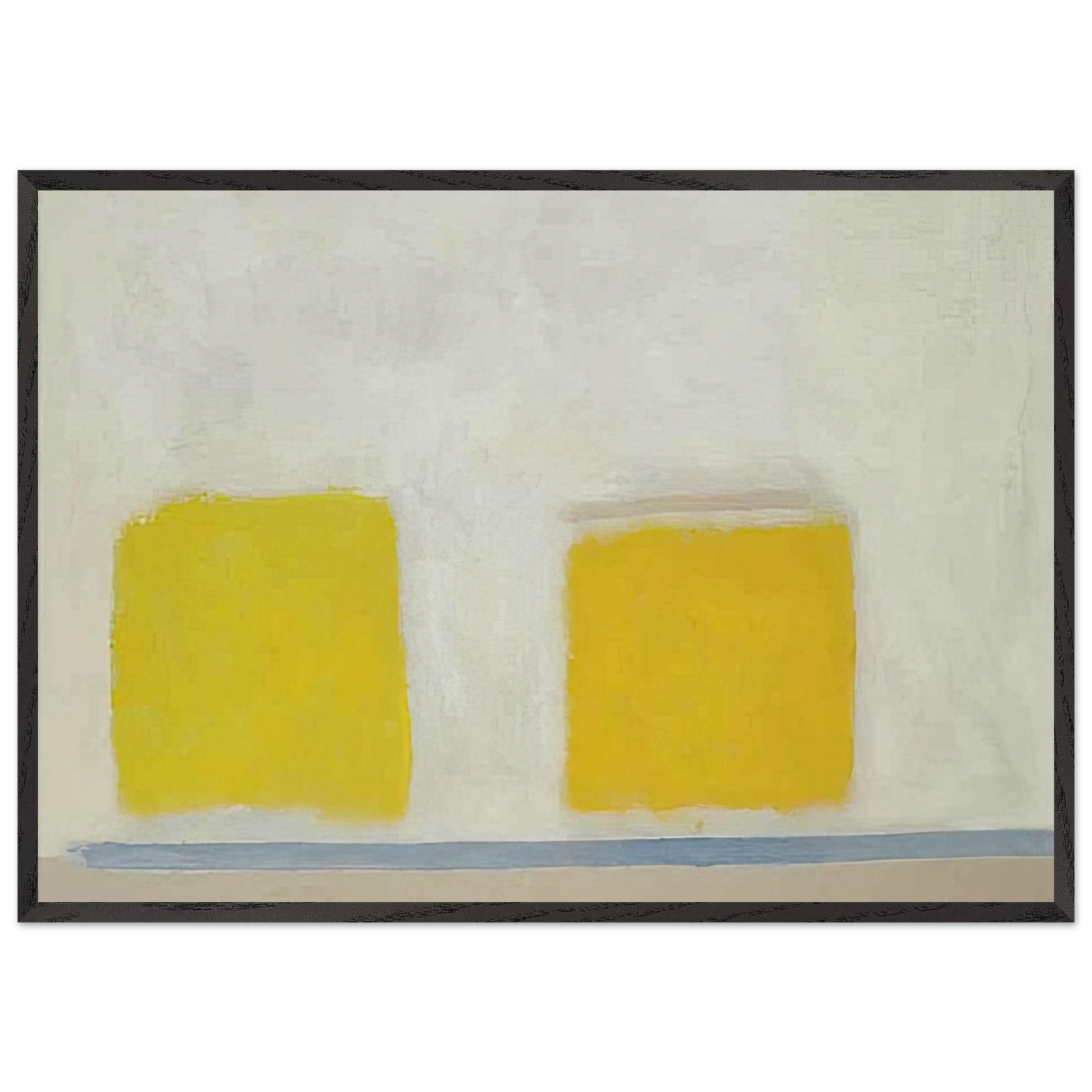 Twin Sun-Box - 1965 - Theodoros Stamos Framed Art Print – Black Wooden Frame - Default Title - -Framed Art Print