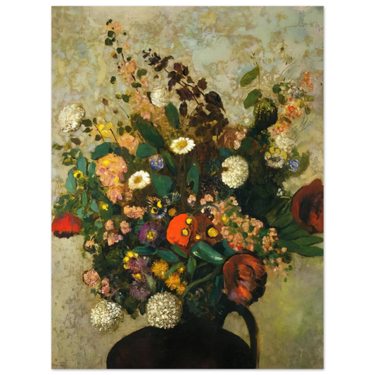 Odilon Redon - BOUQUET OF FLOWERS 5 Fine Art Poster - Default Title