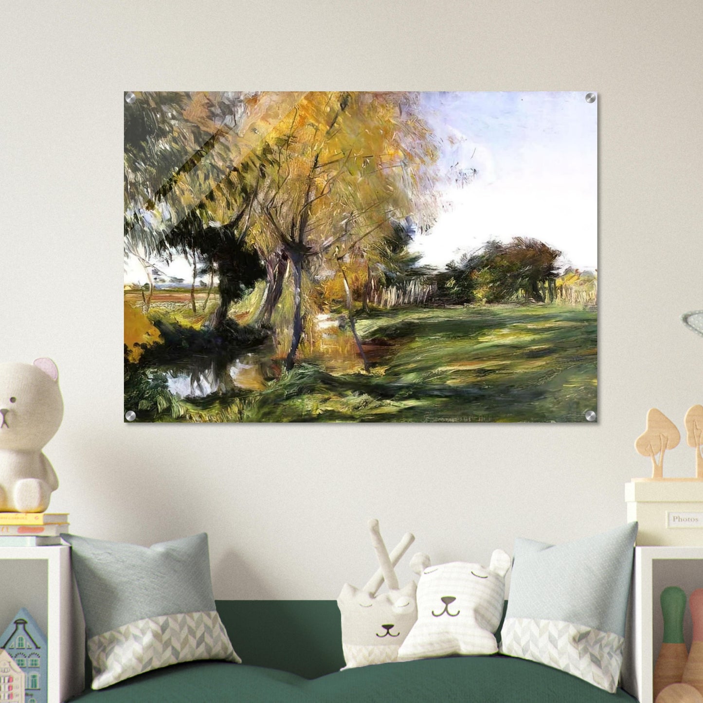 Landscape at Broadway - John Singer Sargent Acrylic Print - 70x100 cm / 28x40″ inches