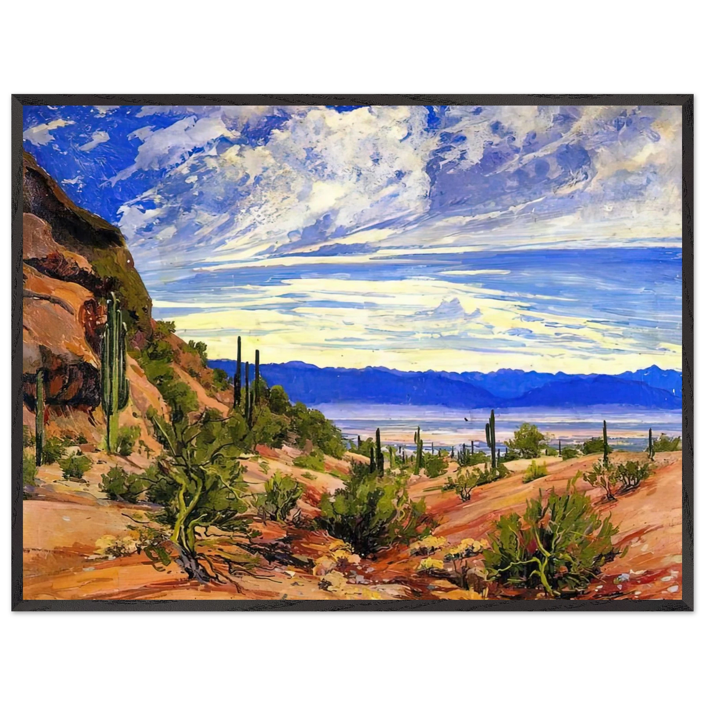 Maynard Dixon - WASHOE WICKIUP 1919 Wall art - A2 (42 x 59.4  cm) - Fine Art Poster - -