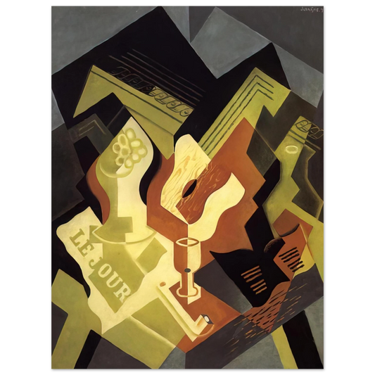 Juan Gris - GUITAR AND FRUIT DISH Fine Art Poster - Default Title