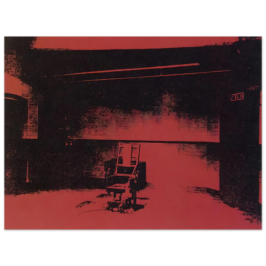 Andy Warhol - Early electric chair Fine Art Poster - 13x18 cm / 5x7 inches