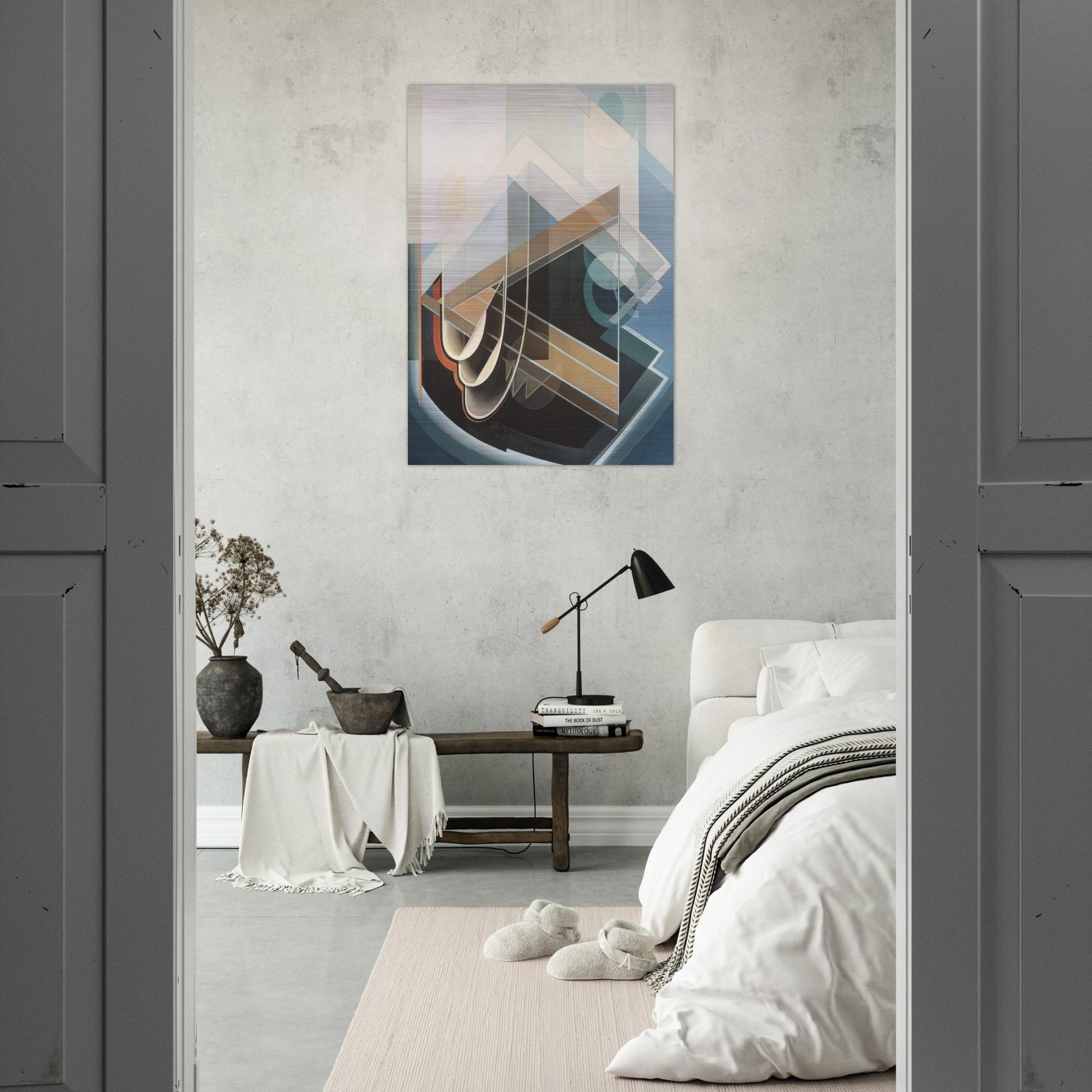 Abstract No. 7 - 1939 - Lawren Harris Brushed Aluminum Print - 70x100 cm / 28x40 inches | Lawren Harris Aluminum Print | Lawren Harris Prints