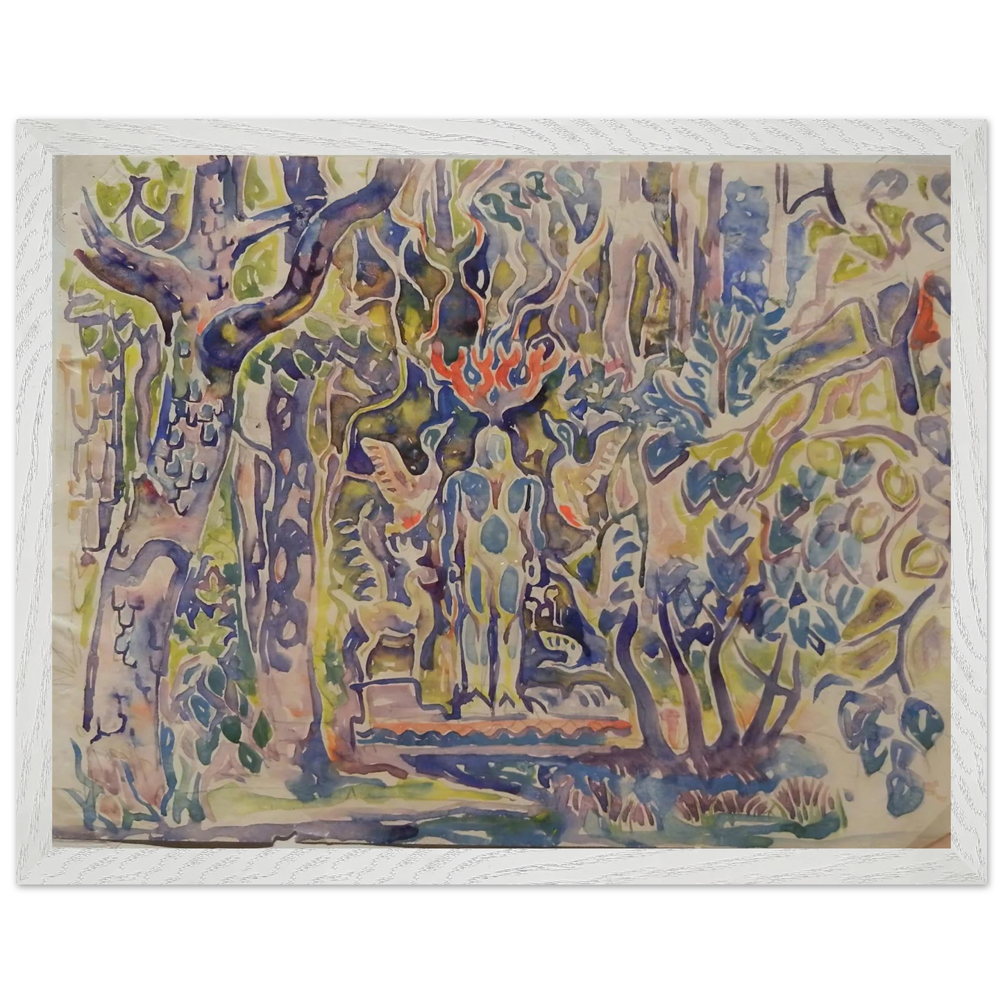 Walter Inglis Anderson - Walter Anderson Wall art - 21x29.7 cm / 8x12" - Premium Wooden Framed Poster With Fine Art Paper - Wood frame