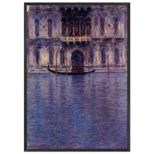 Palazzo Contarini 2 - claude monet Framed Art Print – Black Wooden Frame - Default Title - -Framed Art Print