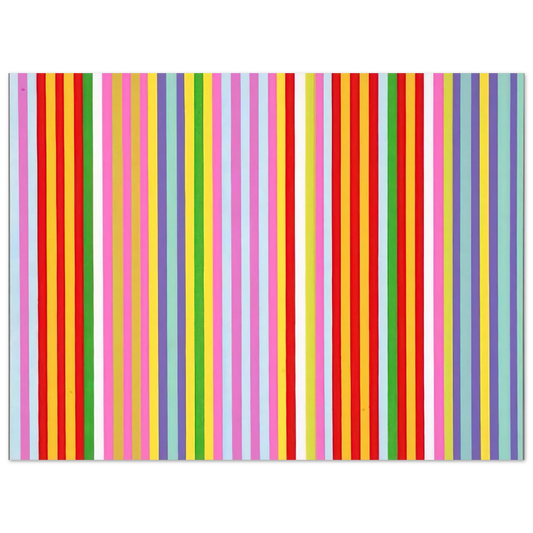 Gene Davis - Powwow - 1969 Fine Art Poster - Default Title