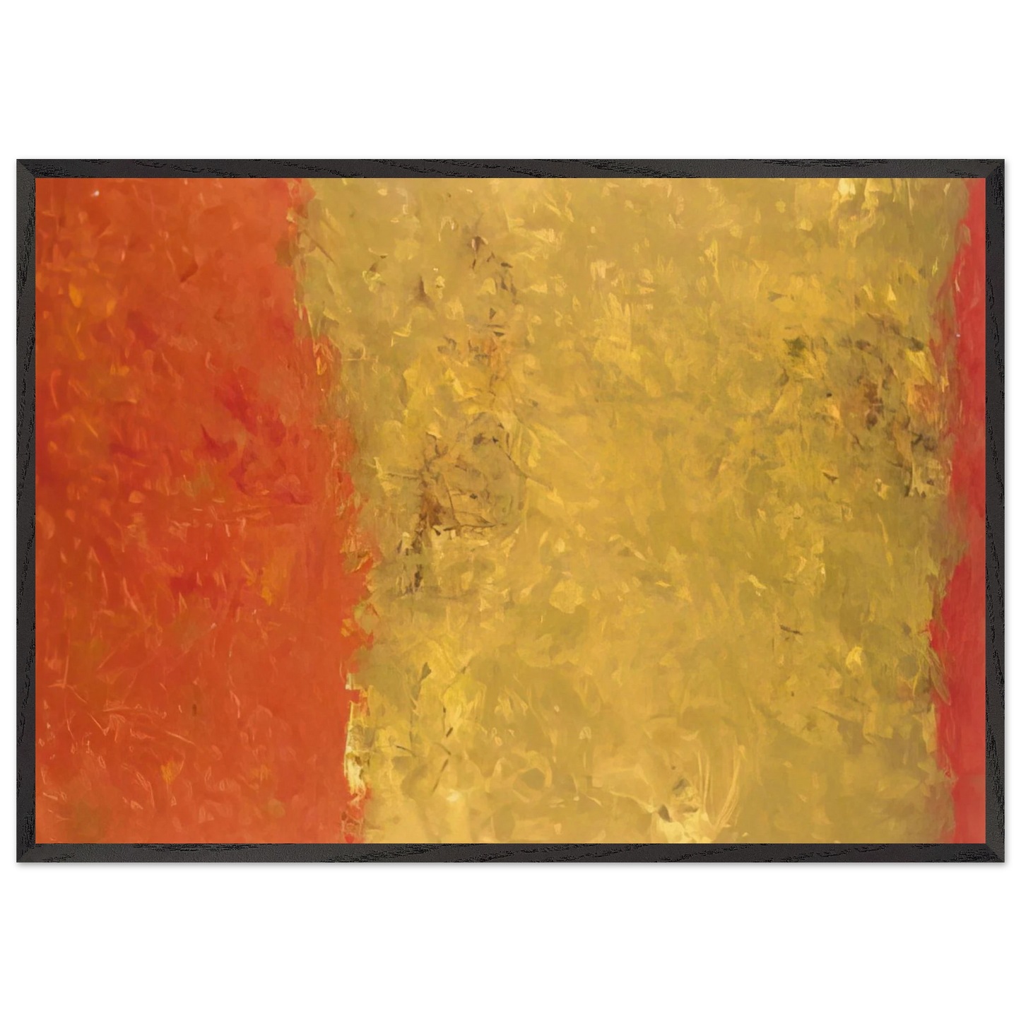 Aristo I - 1959 - Theodoros Stamos 70x100 cm / 28x40 inches Framed Art Print – Black Wooden Frame