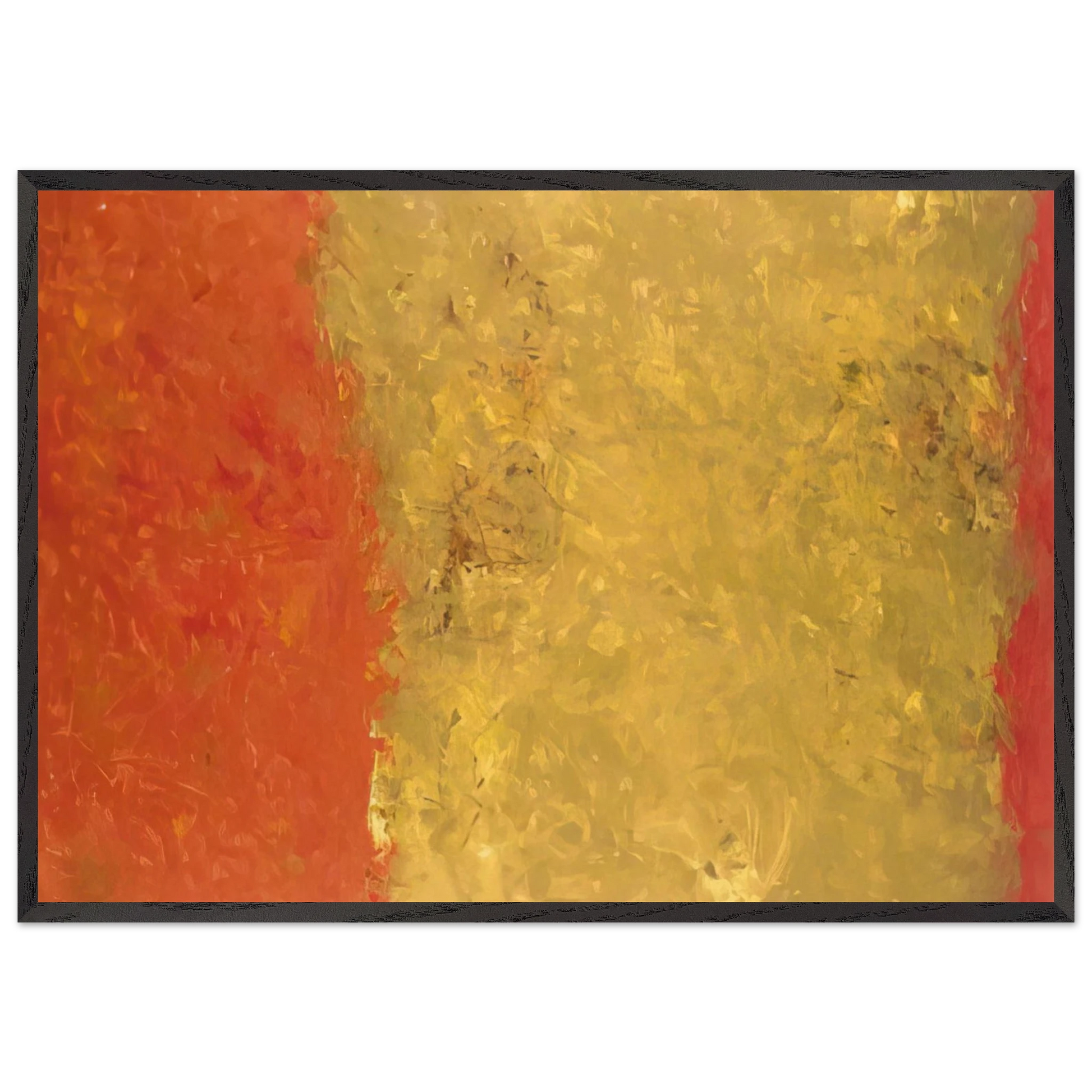 Aristo I - 1959 - Theodoros Stamos 70x100 cm / 28x40 inches Framed Art Print – Black Wooden Frame