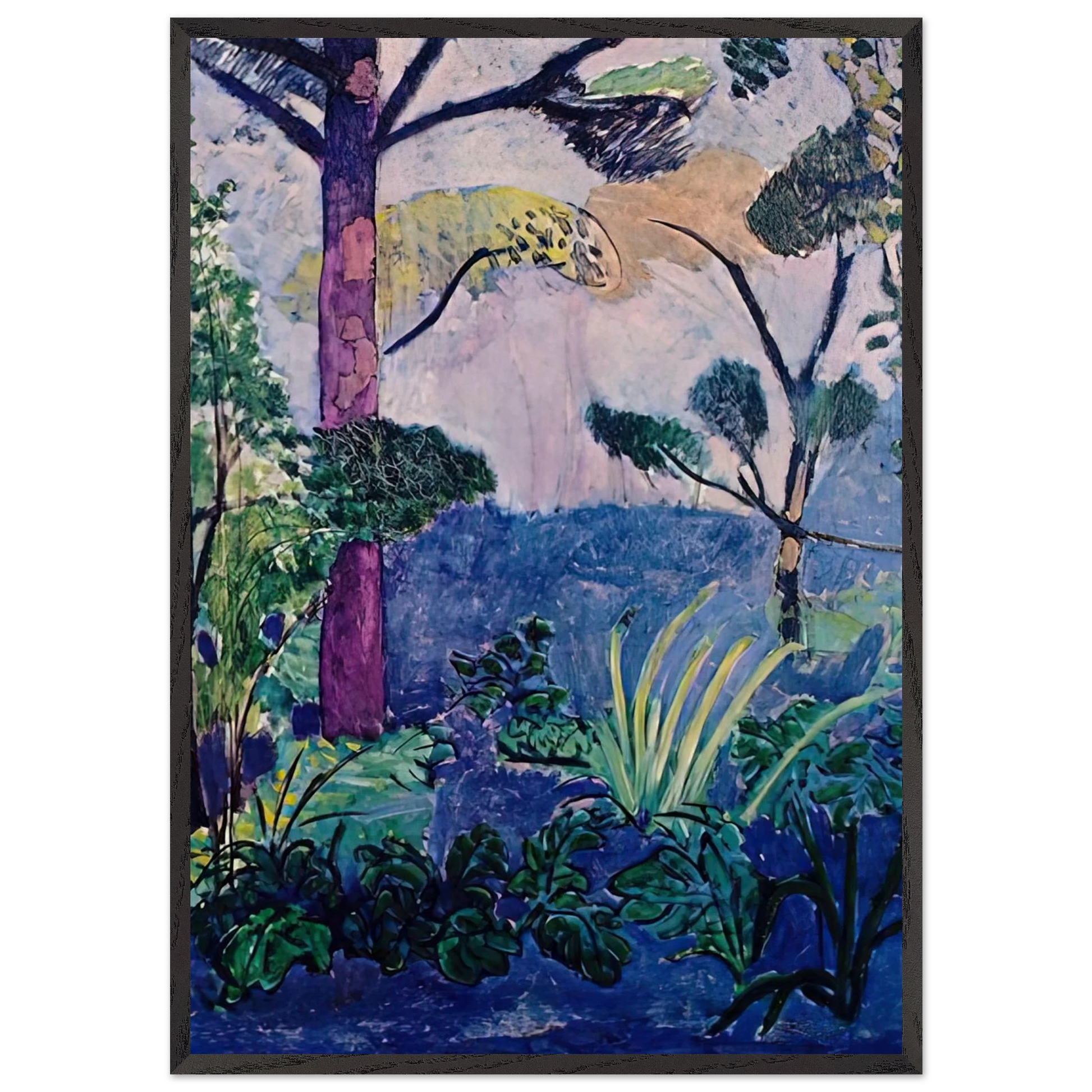 MOROCCAN LANDSCAPE - Henri Matisse Framed Art Print – Black Wooden Frame - Default Title - -Framed Art Print