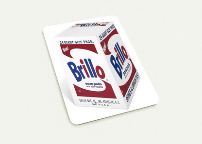 Brillo Soap Pads By Andy Warhol Pack of 10 Post Cards | Andy Warhol Post Cards | A6 (10.5 x 14.8 cm) - 4.1 x 5.8 inches