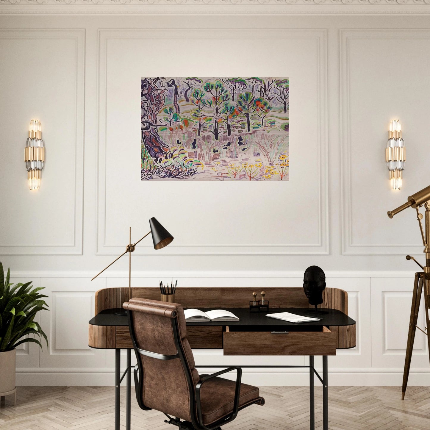 Walter Anderson - Walter Anderson Brushed Aluminum Print - 70x100 cm / 28x40 inches | Walter Anderson Aluminum Print | Walter Anderson Prints