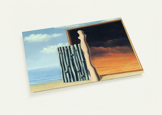 COMPOSITION ON A SEASHORE 1935 By Rene Magritte Pack of 10 Post Cards | Rene Magritte Post Cards | A6 (10.5 x 14.8 cm) - 4.1 x 5.8 inches
