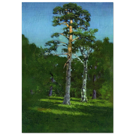 Pine - Arkhyp Kuindzhi Brushed Aluminum Print - 70x100 cm / 28x40 inches | Arkhyp Kuindzhi Aluminum Print | Arkhyp Kuindzhi Prints