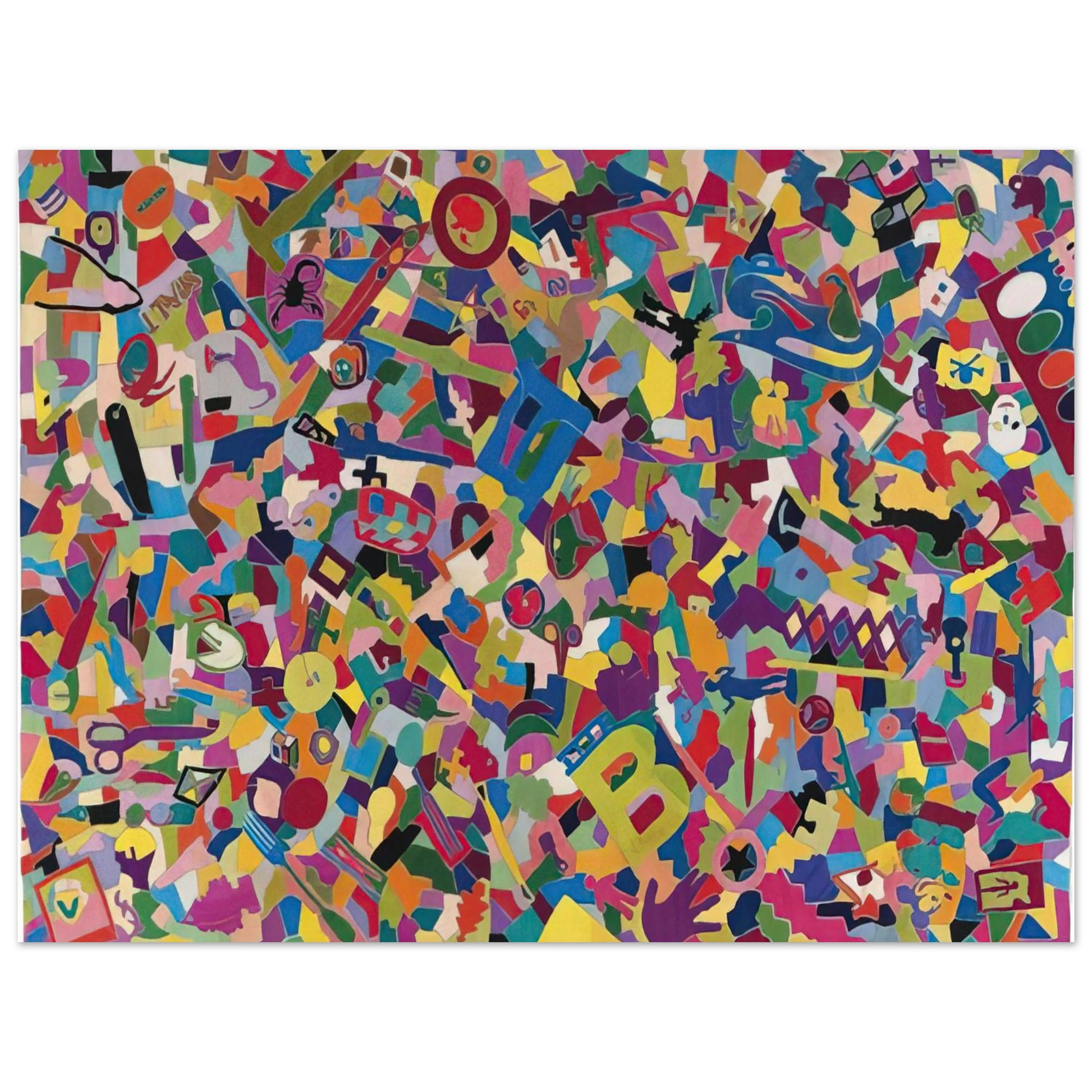 Alighiero Boetti - TUTTO 1988 Fine Art Poster - Default Title