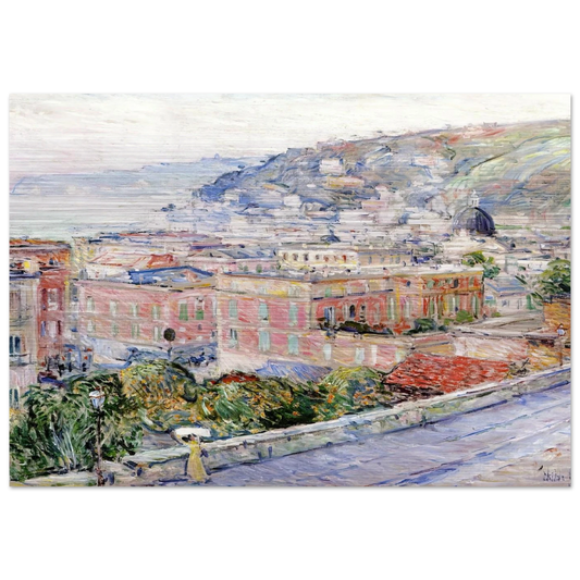 Naples - Childe Hassam Brushed Aluminum Print - 70x100 cm / 28x40 inches | Childe Hassam Aluminum Print | Childe Hassam Prints