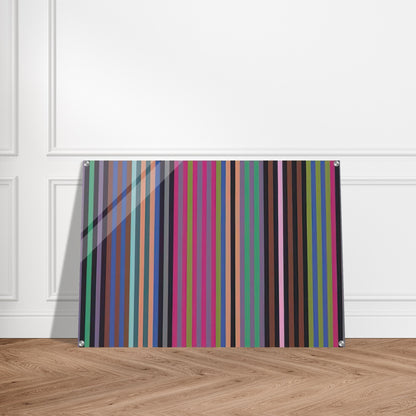 King Kong - 1969 - Gene Davis Acrylic Print - 70x100 cm / 28x40″ inches | Gene Davis Wall Art | Gene Davis Prints