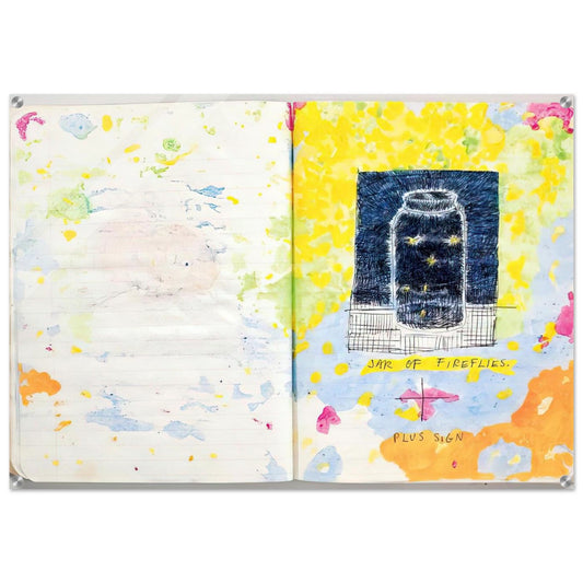 Untitled Composition notebook detail - 1977 - Paul Thek Acrylic Print - 70x100 cm / 28x40″ inches | Paul Thek Wall Art | Paul Thek Prints