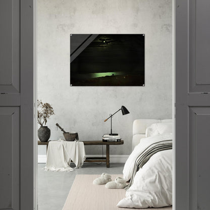 Moonlight Night on the Dnieper - Arkhyp Kuindzhi Acrylic Print - 70x100 cm / 28x40″ inches | Arkhyp Kuindzhi Wall Art | Arkhyp Kuindzhi Prints