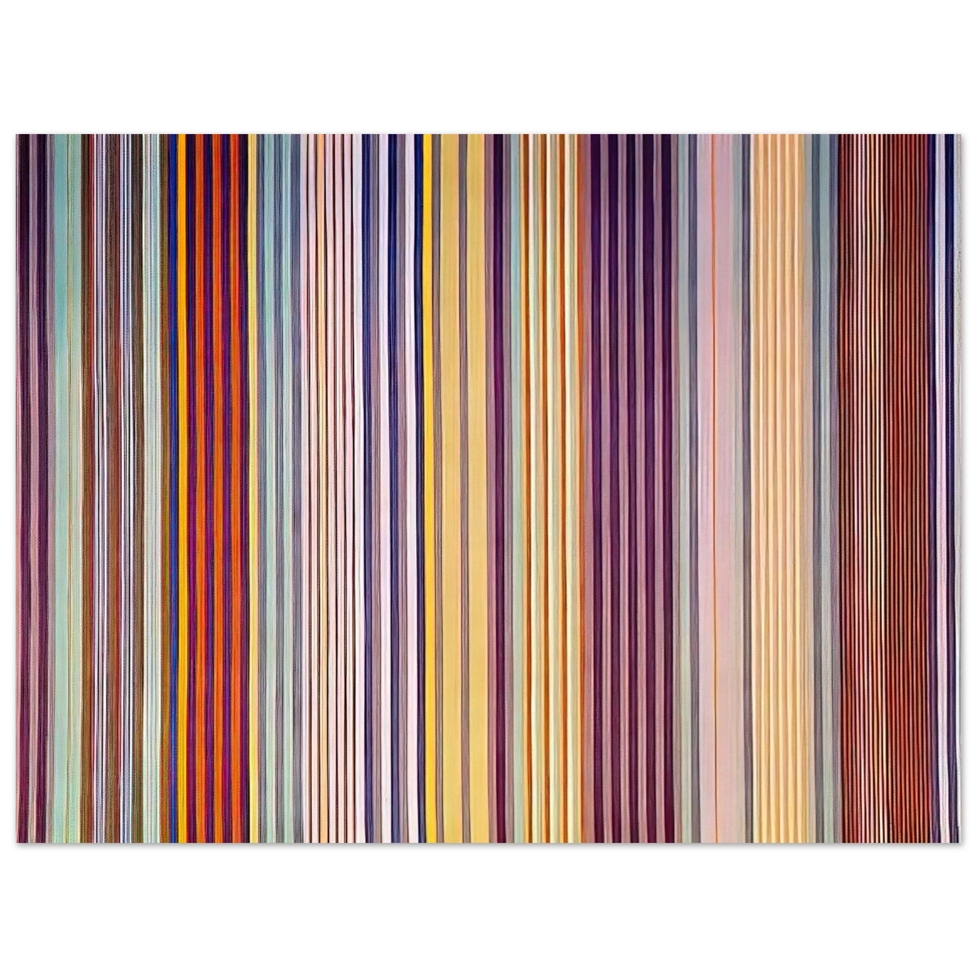 Gene Davis - Royal Veil - 1971 Fine Art Poster - Default Title