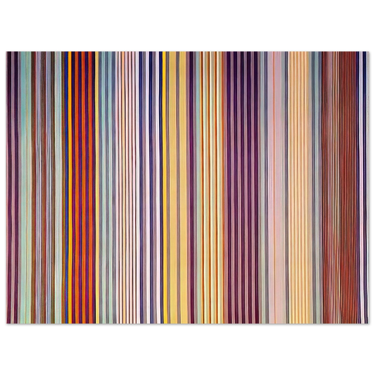 Gene Davis - Royal Veil - 1971 Fine Art Poster - Default Title