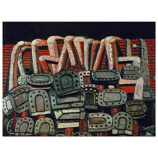 Philip Guston - ANCIENT WALL Fine Art Poster - Default Title