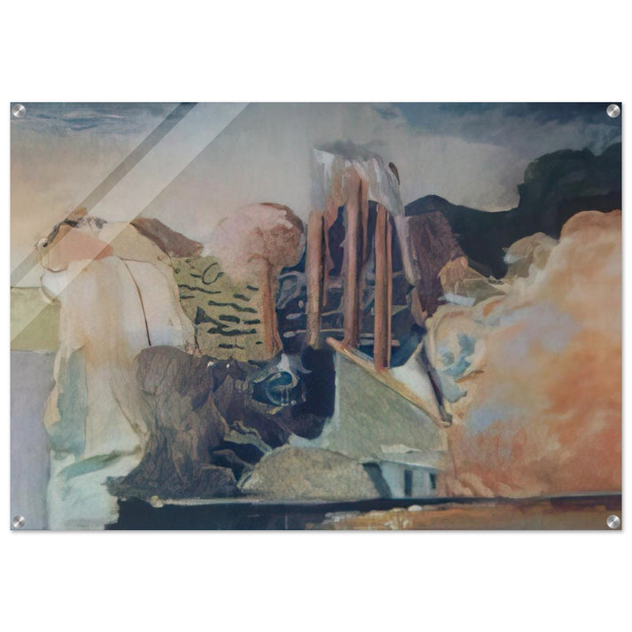 unknow ntitle - Lyrical Abstraction - Menez Acrylic Print - 70x100 cm / 28x40″ inches