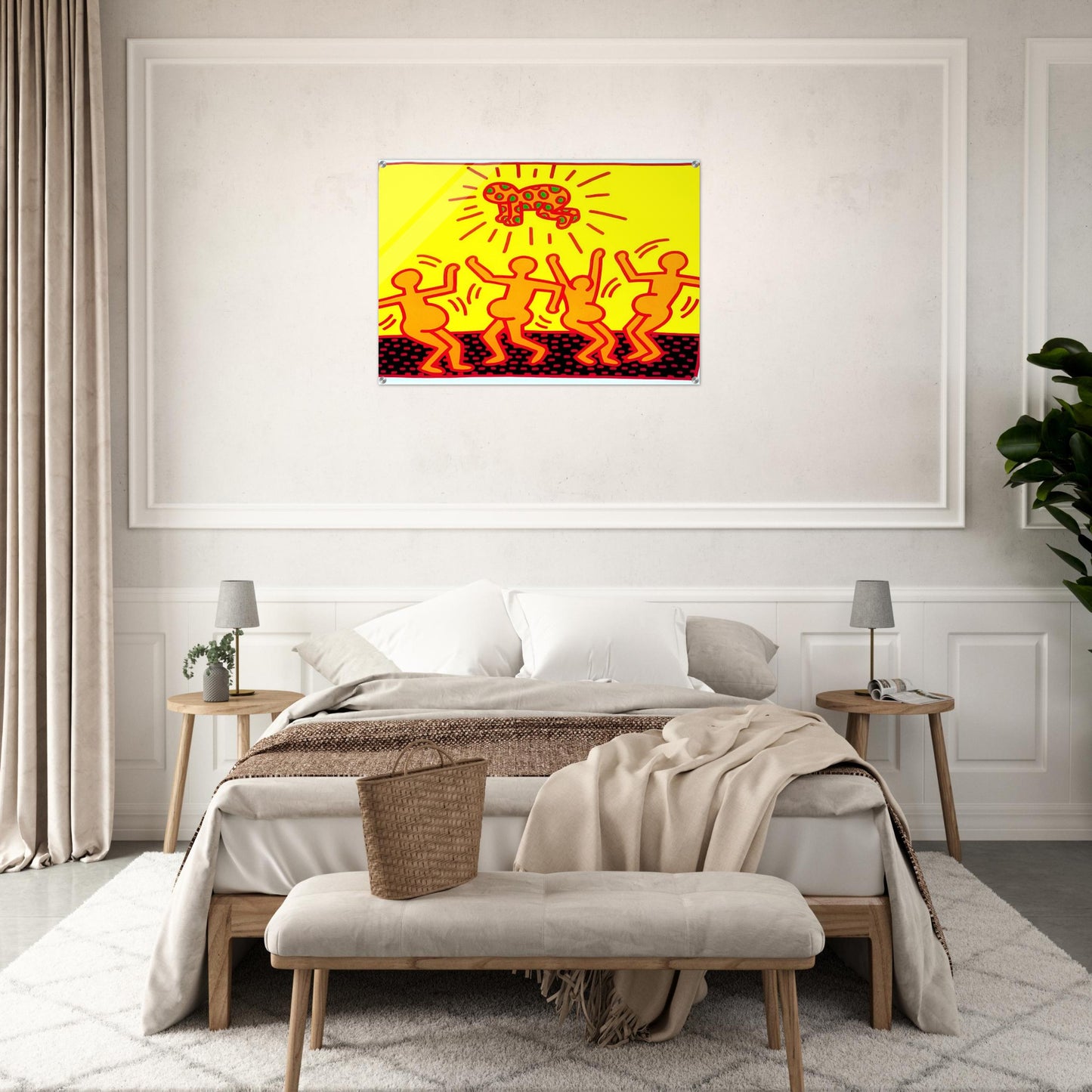 UNTITLED 1983 1 - Keith Haring Acrylic Print - 70x100 cm / 28x40″ inches | Keith Haring Wall Art | Keith Haring Prints