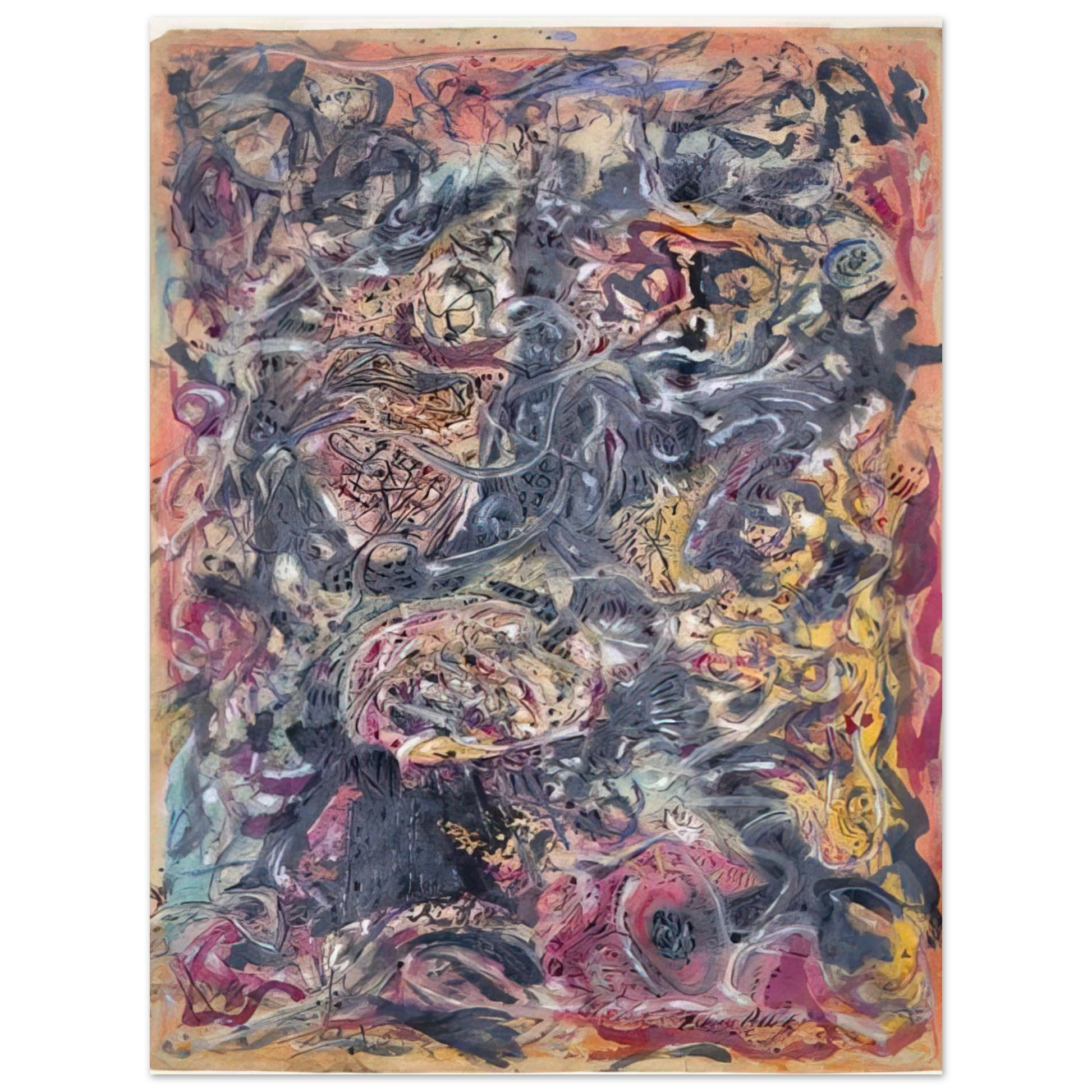 Jackson Pollock - PATTERN Fine Art Poster - Default Title