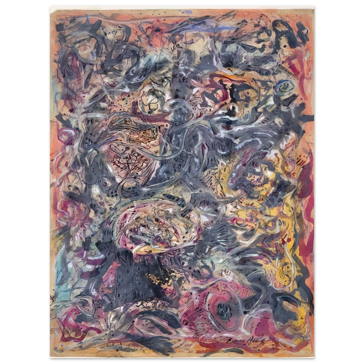 Jackson Pollock - PATTERN  75x100 cm / 30x40inches Fine Art Poster