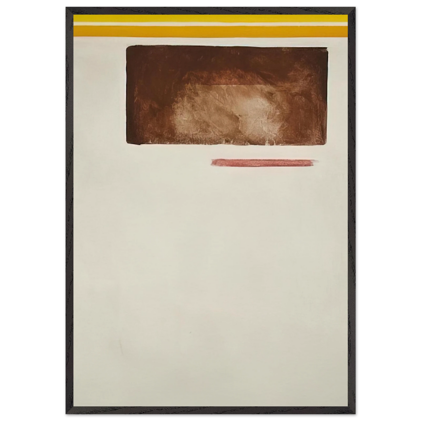 Olympia Sun-Box - 1957 - Theodoros Stamos Framed Art Print – Black Wooden Frame - Default Title - -Framed Art Print