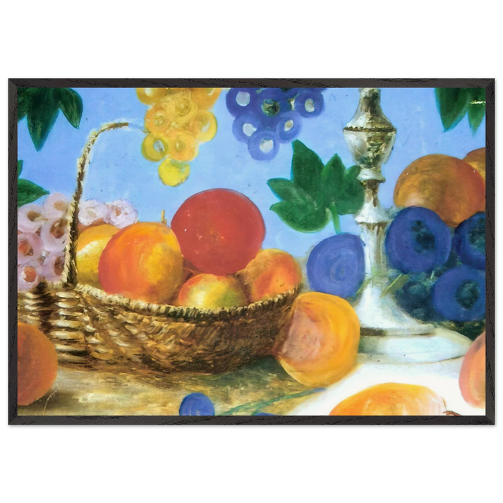 STILL LIFE N8 - Tarsila do Amaral 70x100 cm / 28x40 inches Framed Art Print – Black Wooden Frame