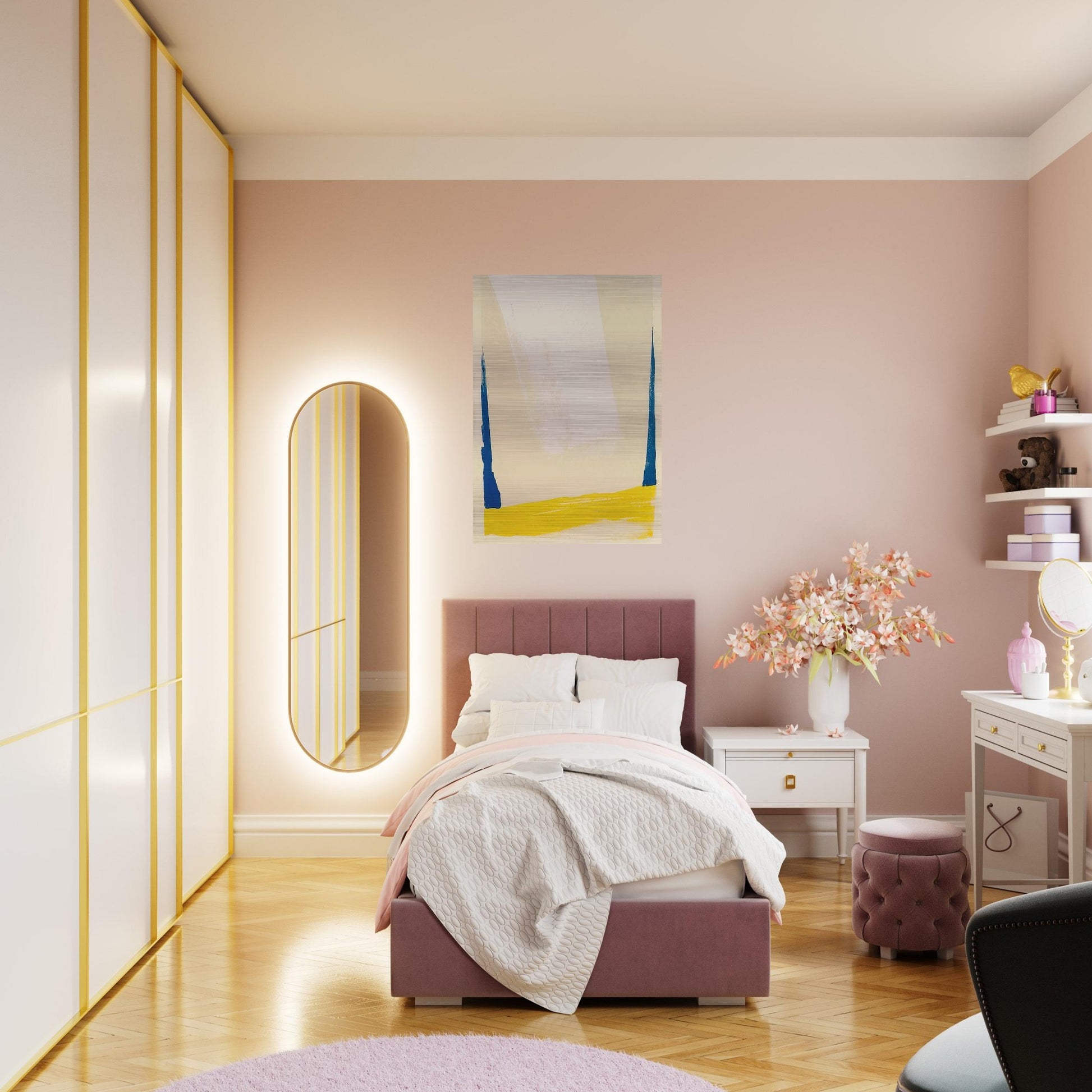 White Portal - 1967 - Helen Frankenthaler Brushed Aluminum Print - 70x100 cm / 28x40 inches | Helen Frankenthaler Aluminum Print | Helen Frankenthaler Prints