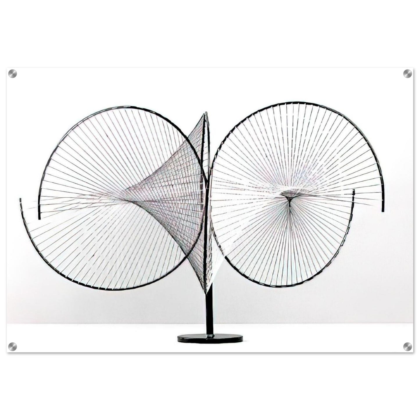 Hyperbolic surfaces - 1959 - Tomas Maldonado Acrylic Print - 70x100 cm / 28x40″ inches | Tomas Maldonado Wall Art | Tomas Maldonado Prints