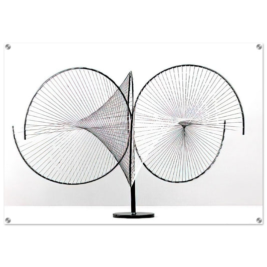 Hyperbolic surfaces - 1959 - Tomas Maldonado Acrylic Print - 70x100 cm / 28x40″ inches | Tomas Maldonado Wall Art | Tomas Maldonado Prints