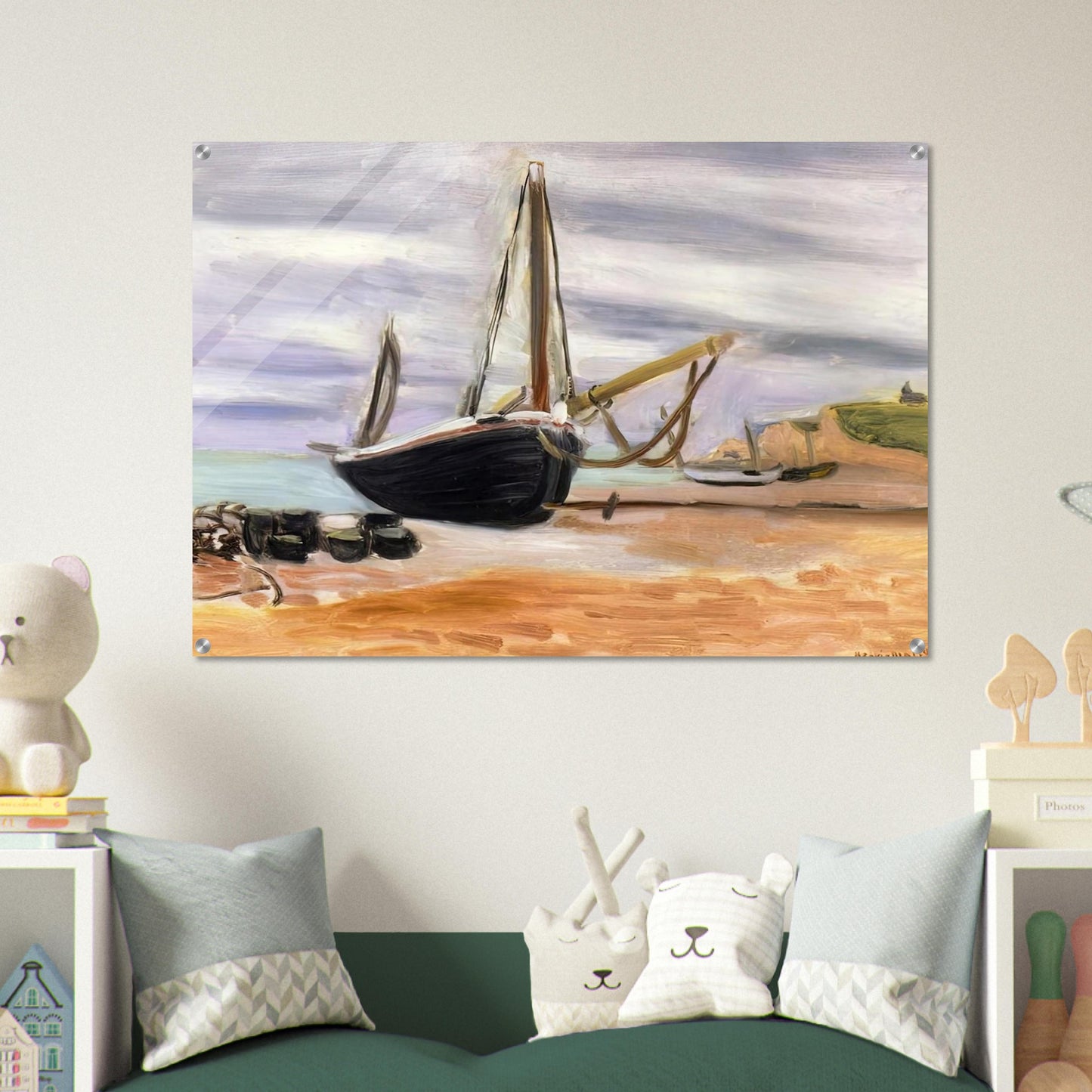 BOATS AT ETRETAT 1920 - Henri Matisse Acrylic Print - 70x100 cm / 28x40″ inches