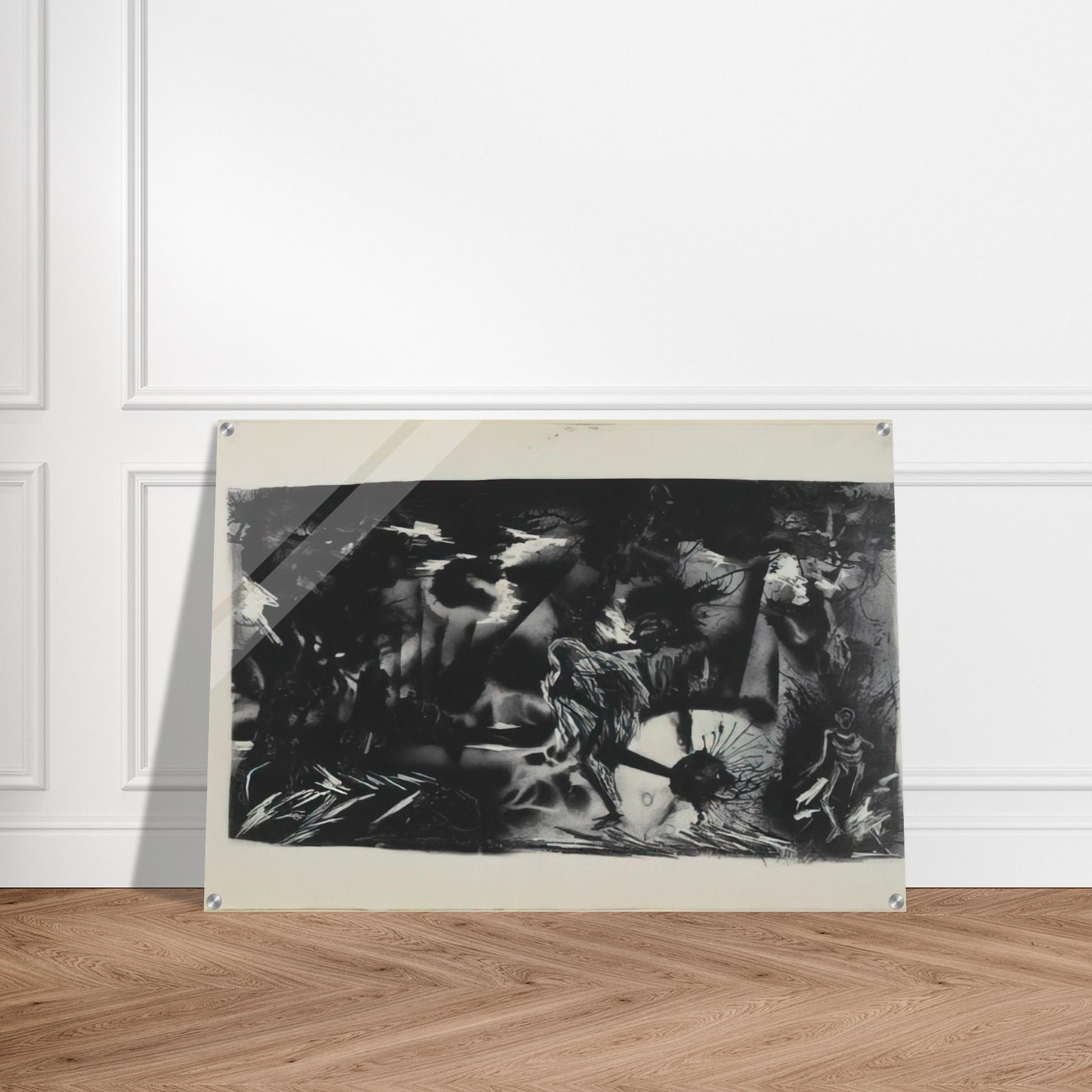 FIGURES IN A LANDSCAPE - Jackson Pollock Acrylic Print - 70x100 cm / 28x40″ inches | Jackson Pollock Wall Art | Jackson Pollock Prints