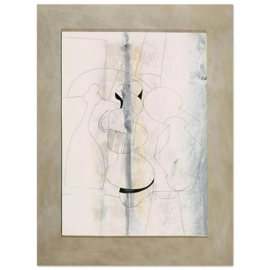 Ben Nicholson - 20 April 1979 vertical stripe - 1979 Fine Art Poster - Default Title