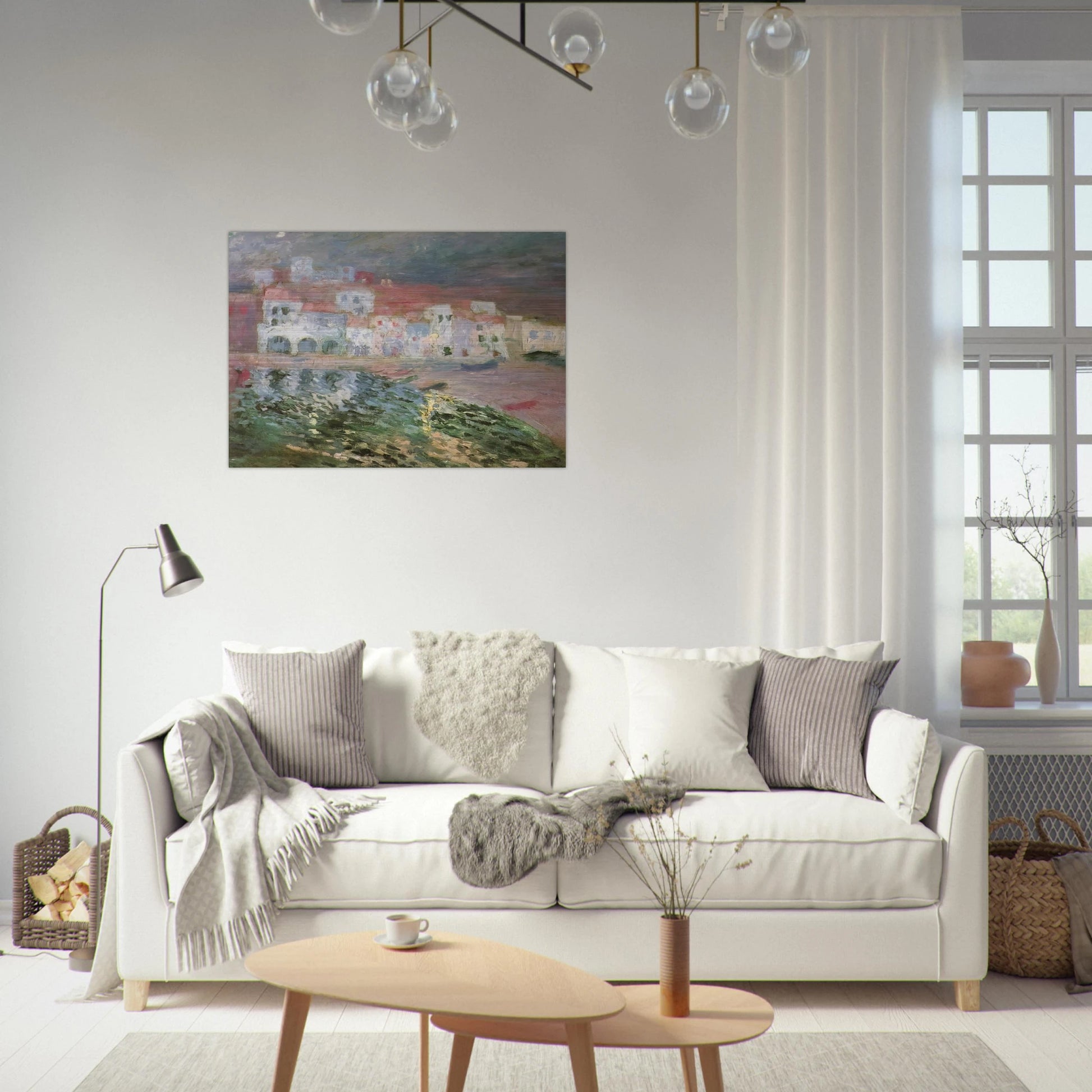PORT ALGUER 1 - Salvador Dali Brushed Aluminum Print - 70x100 cm / 28x40 inches | Salvador Dali Aluminum Print | Salvador Dali Prints