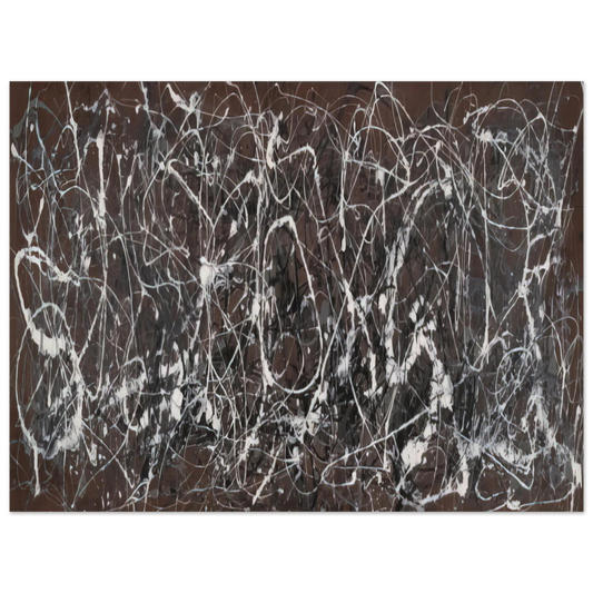 Jackson Pollock - NUMBER 13A ARABESQUE 1948 Fine Art Poster - Default Title