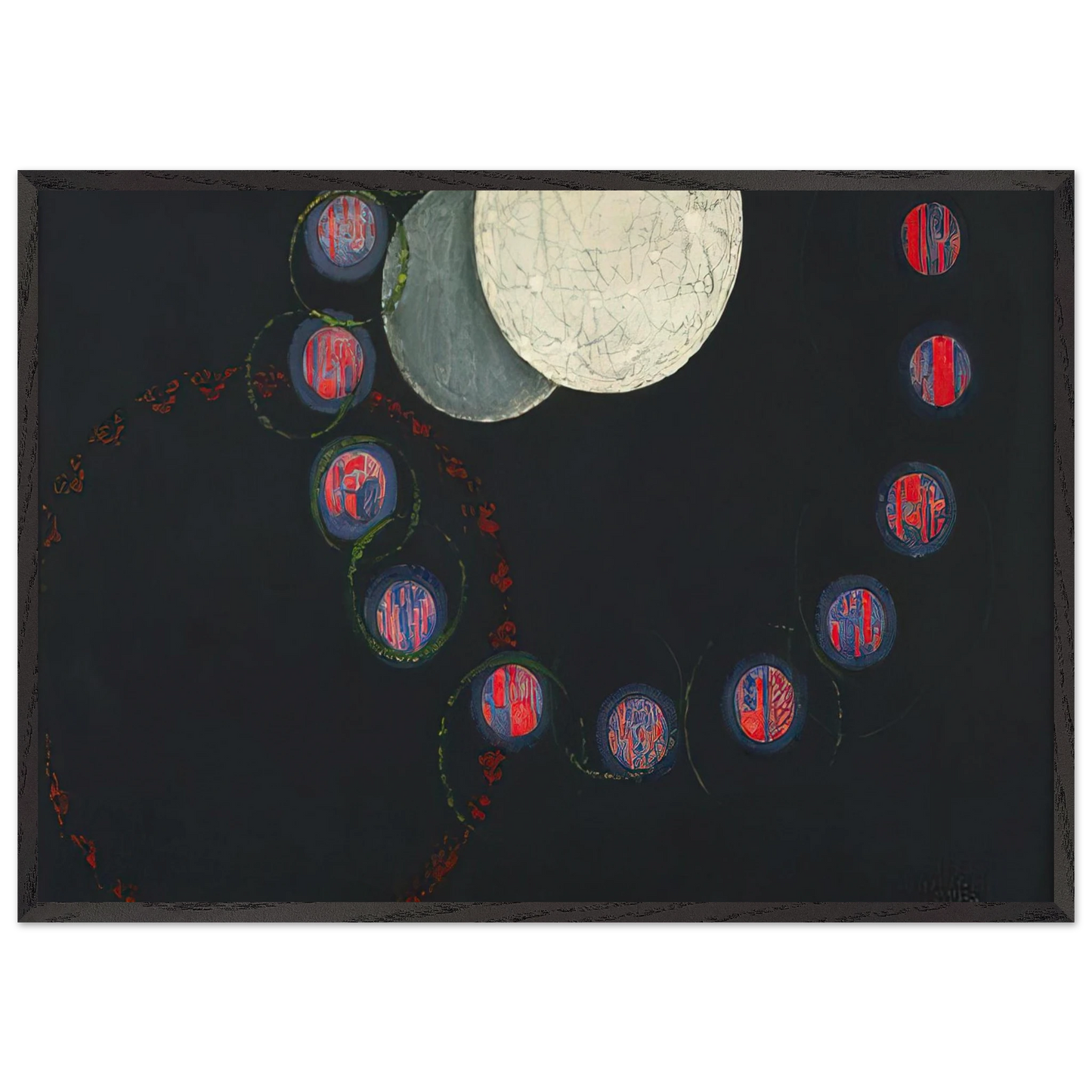 The First Step - Frantisek Kupka Framed Art Print – Black Wooden Frame - Default Title - -Framed Art Print