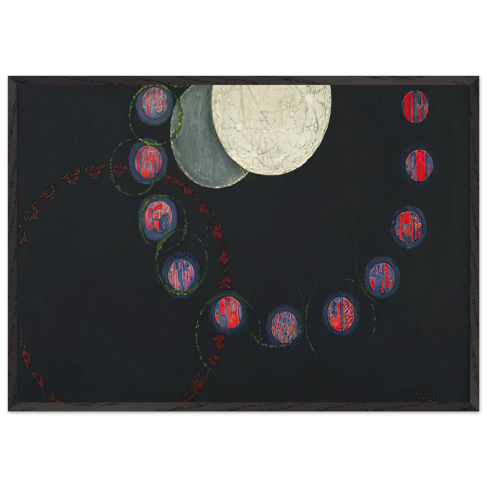 The First Step - Frantisek Kupka Framed Art Print – Black Wooden Frame - Default Title - -Framed Art Print